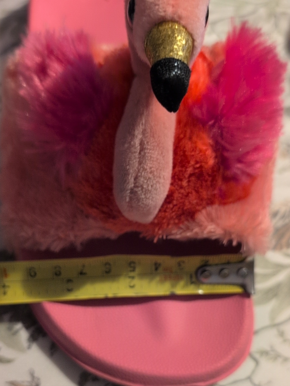 TY Beanie Flamingo Sandal Slide Shoes Size 5/7 - Picture 8 of 8